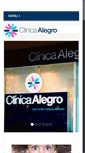 Mobile Screenshot of clinicaalegro.com